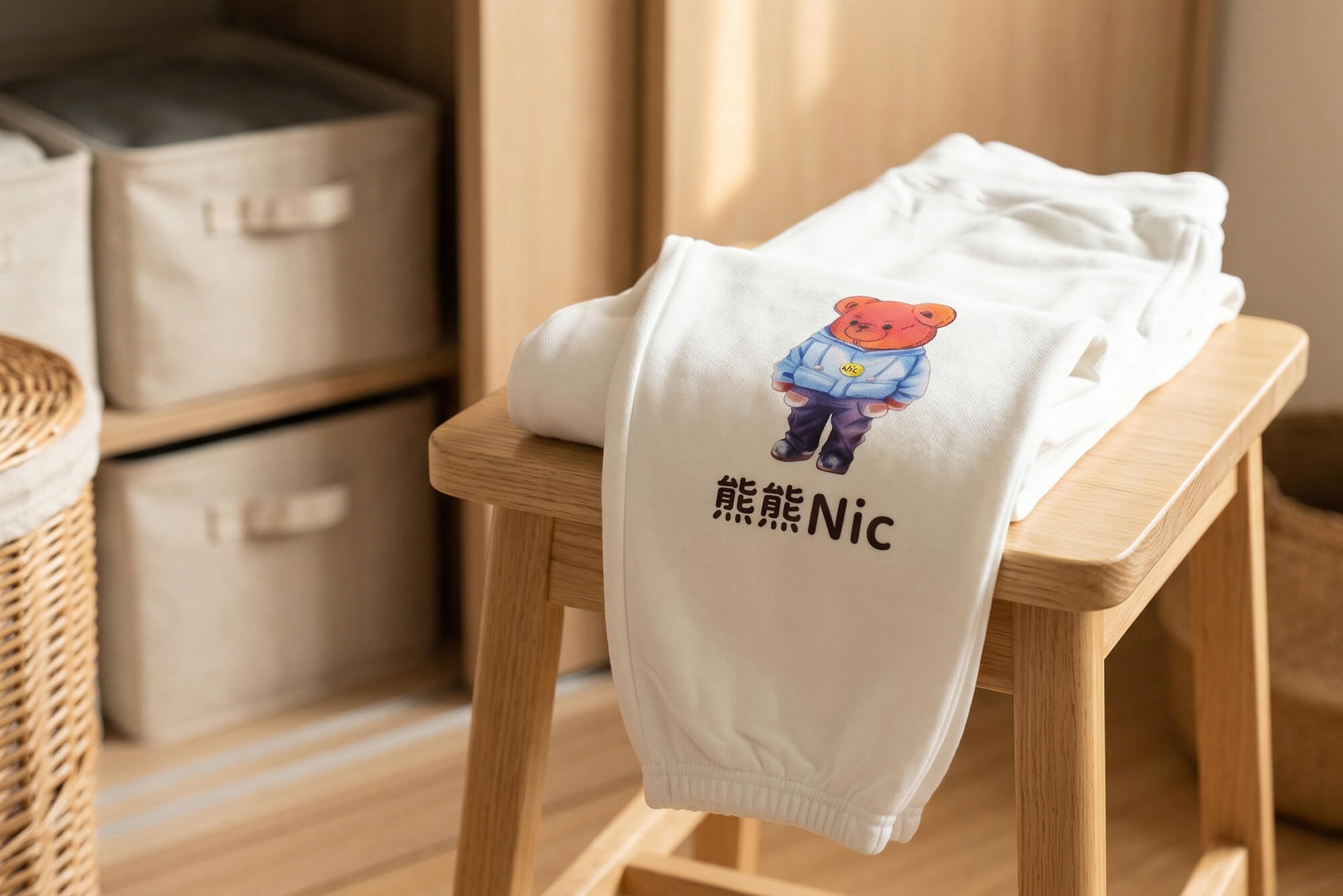 長褲代工印刷｜熊熊Nic